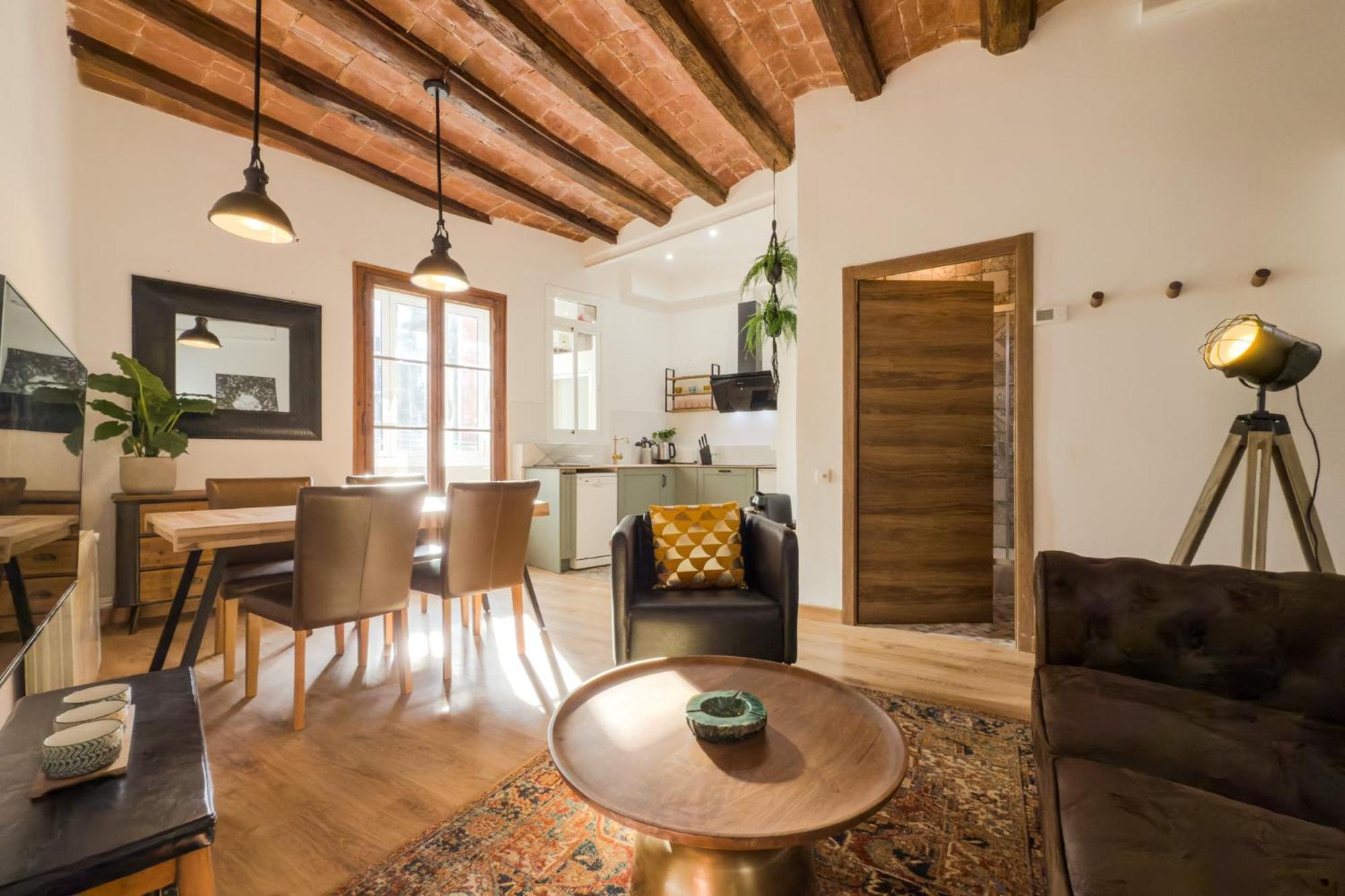 Magalhaes - Trad Flat In Poble Sec, Near Ramblas Barcelona Ngoại thất bức ảnh